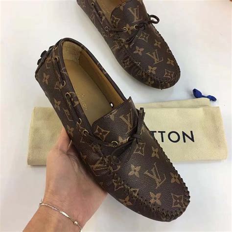 louis vuitton moccasins men's|louis vuitton leather shoes men.